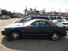1995 FORD MUSTANG GT GREEN CONVERTIBLE 5.0L AT F17010